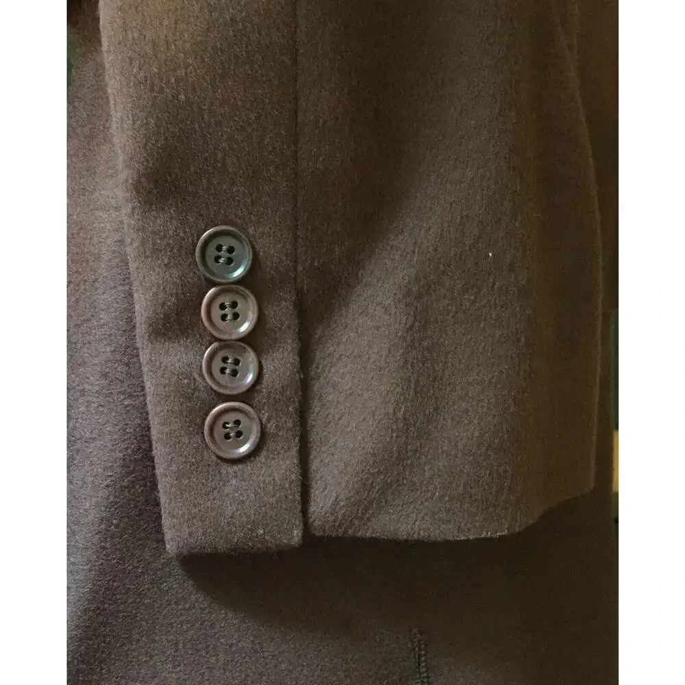 Nordstrom Blazer Mens Brown Sport Coat Jacket Suit Coat 100% Wool